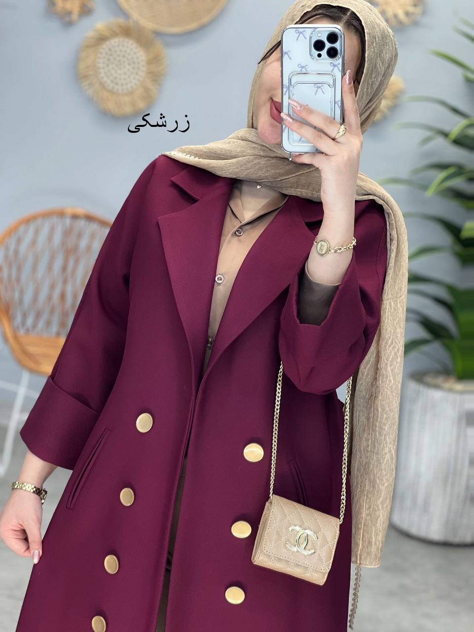 1256- مانتو مزونی مهکامه