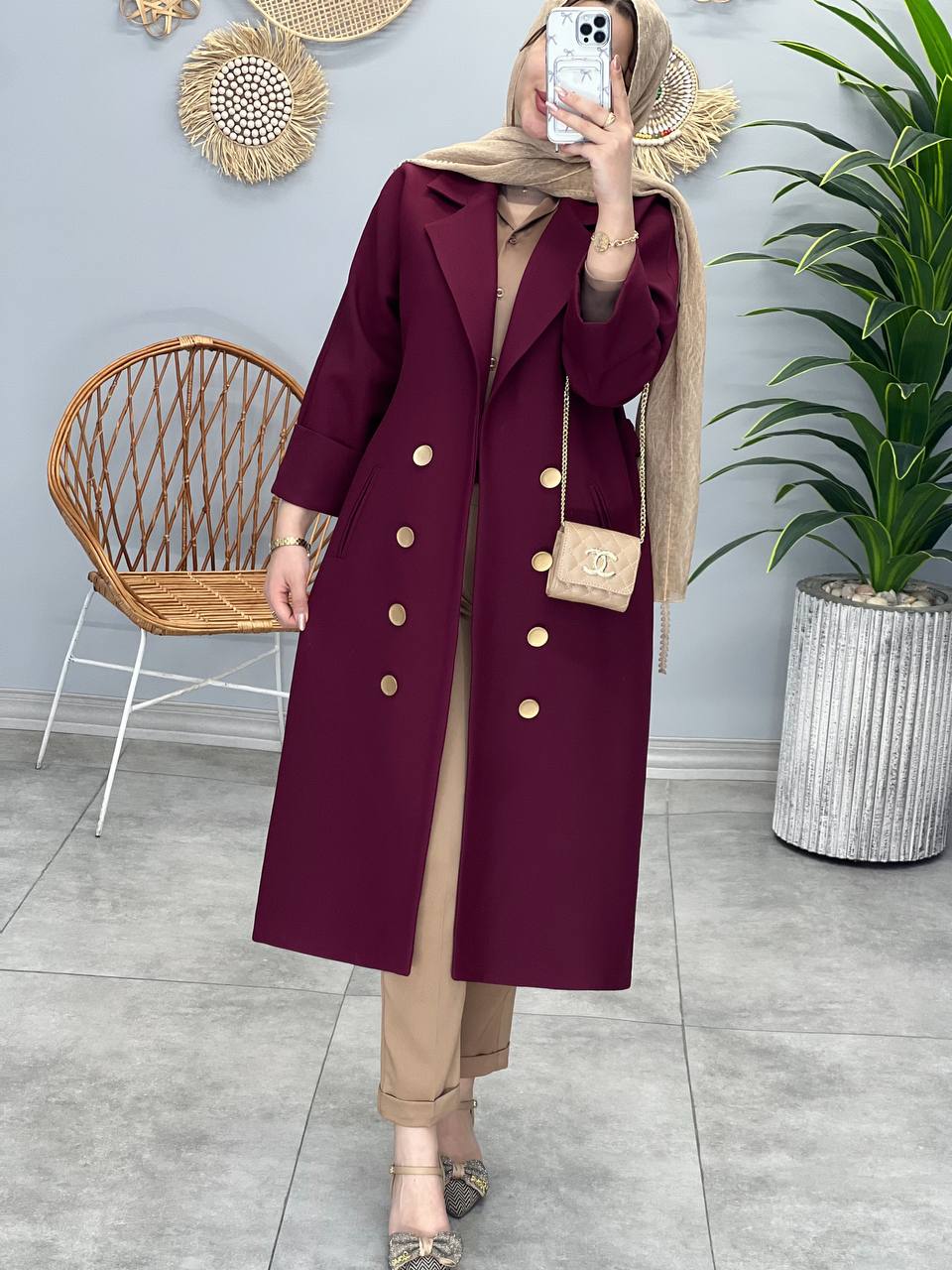 1256- مانتو مزونی مهکامه