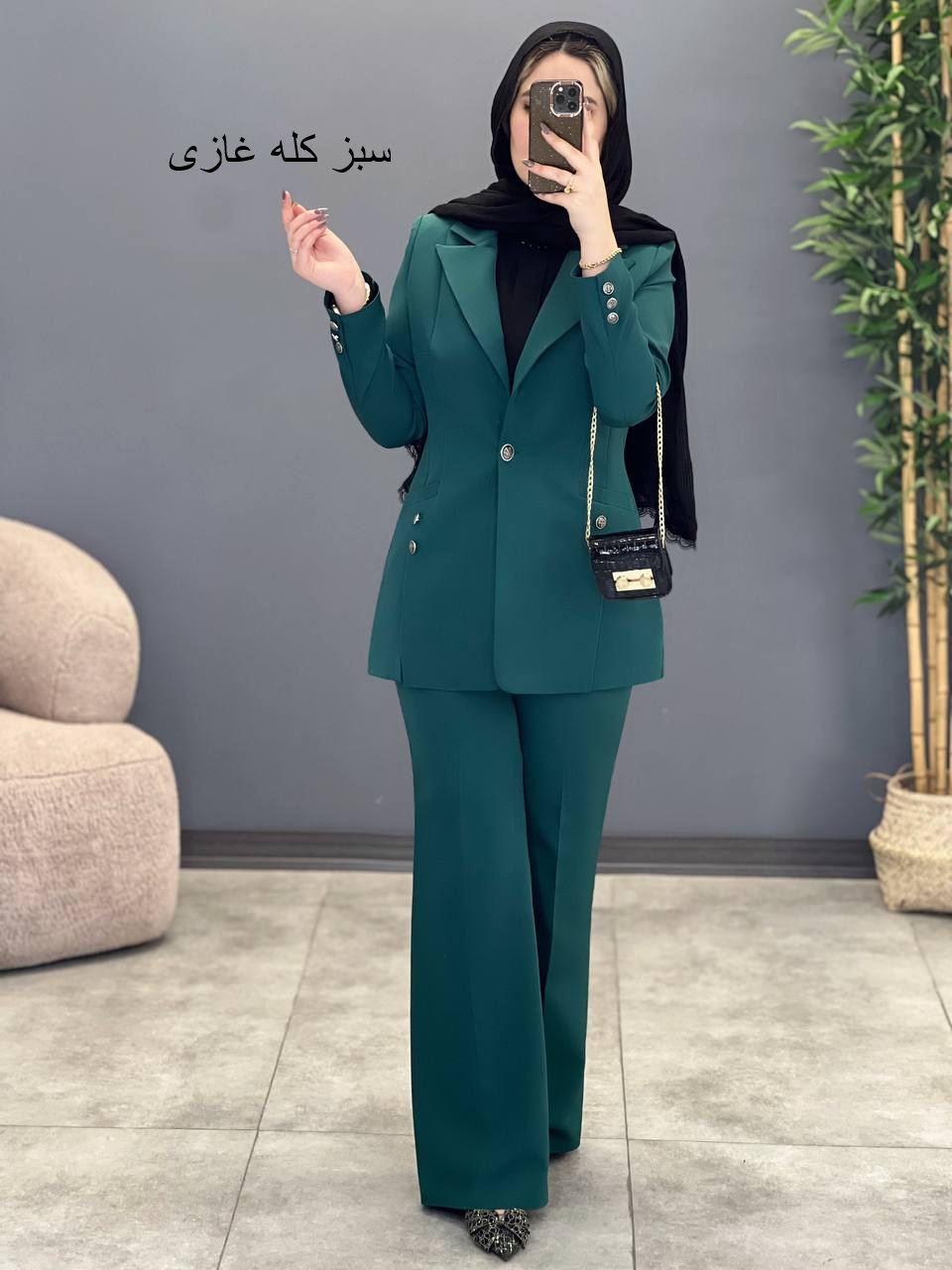 1257- کت و شلوار دو جیب