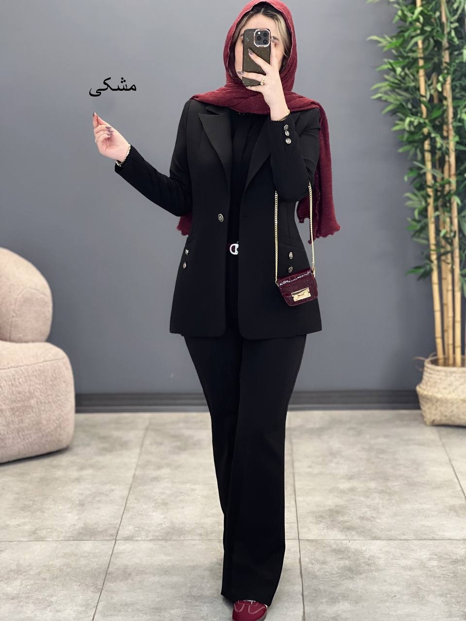 1257- کت و شلوار دو جیب