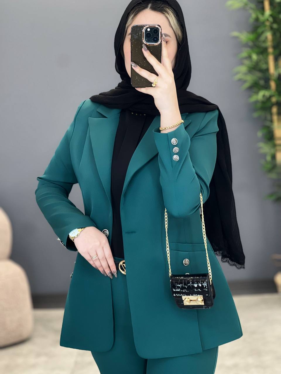 1257- کت و شلوار دو جیب