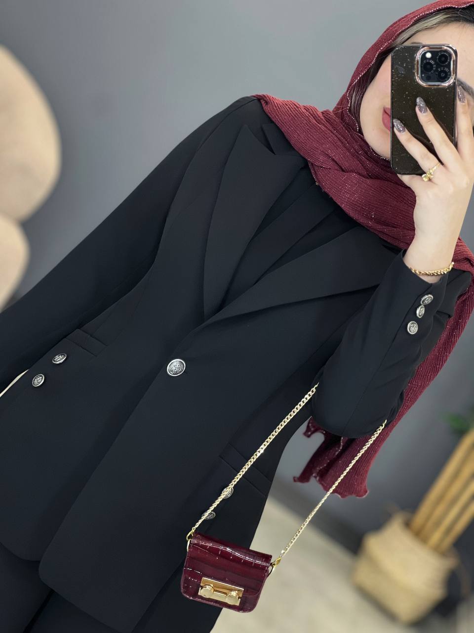 1257- کت و شلوار دو جیب