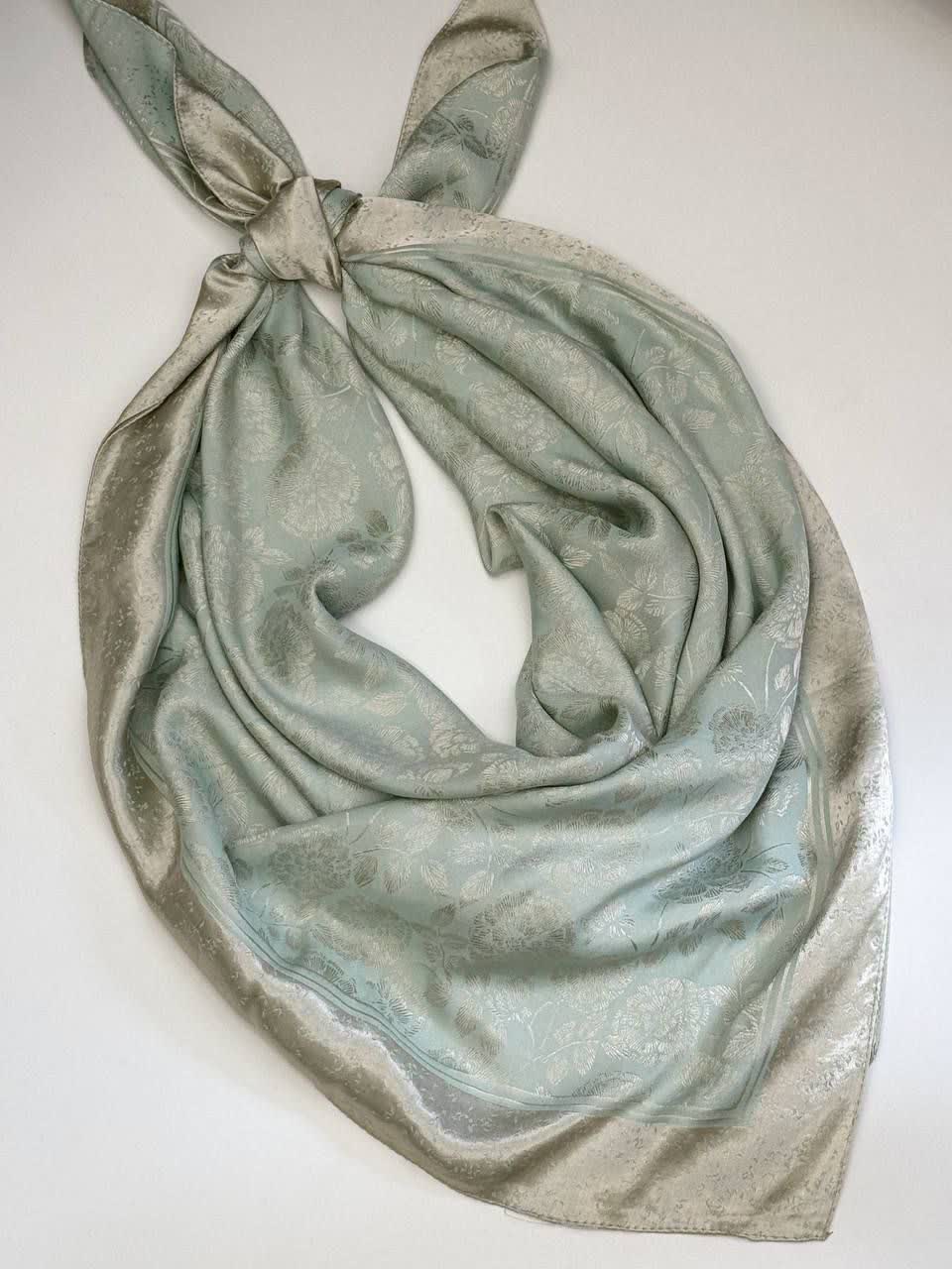 1266- روسری ژاکارد قواره 110