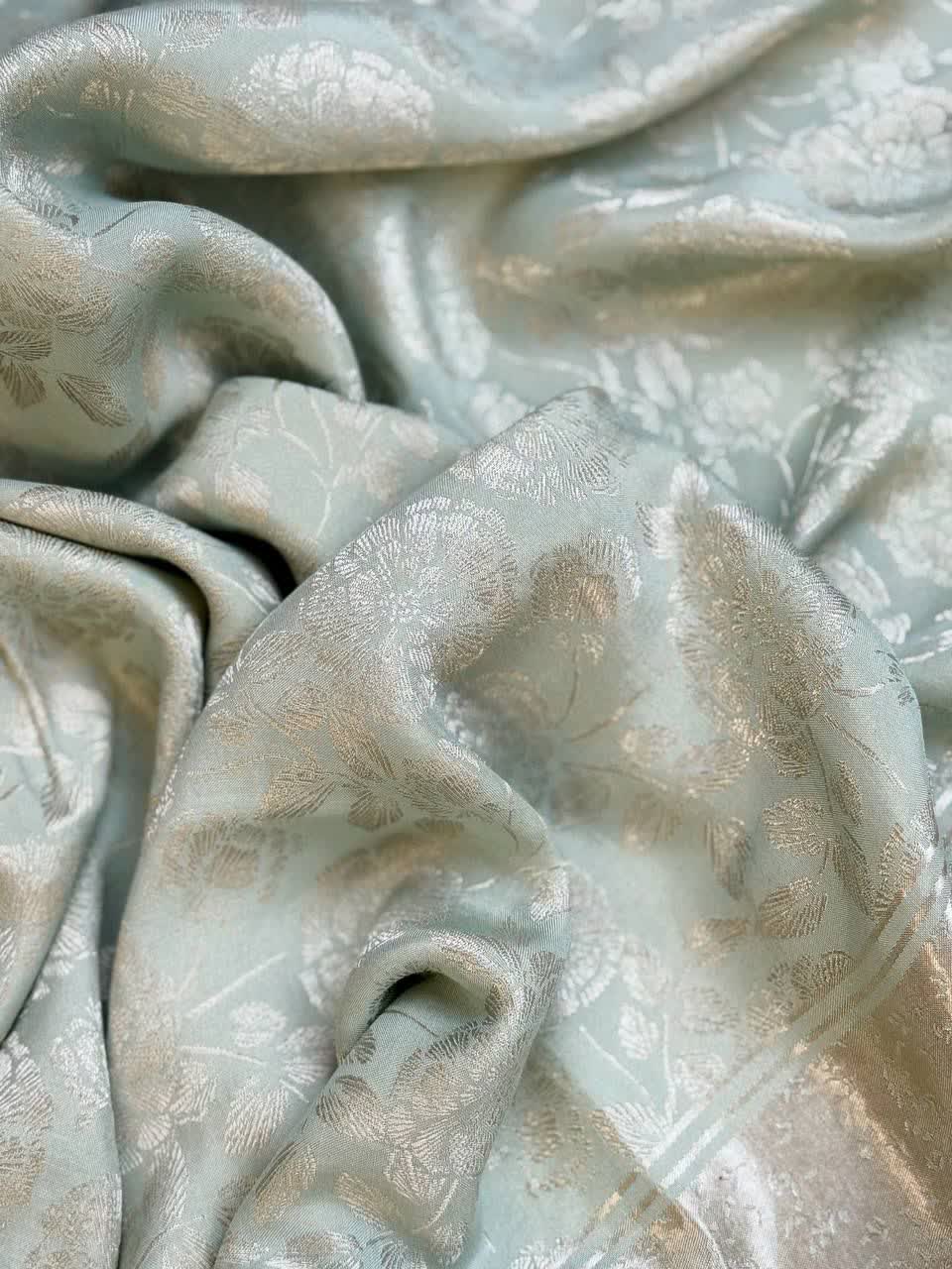 1266- روسری ژاکارد قواره 110