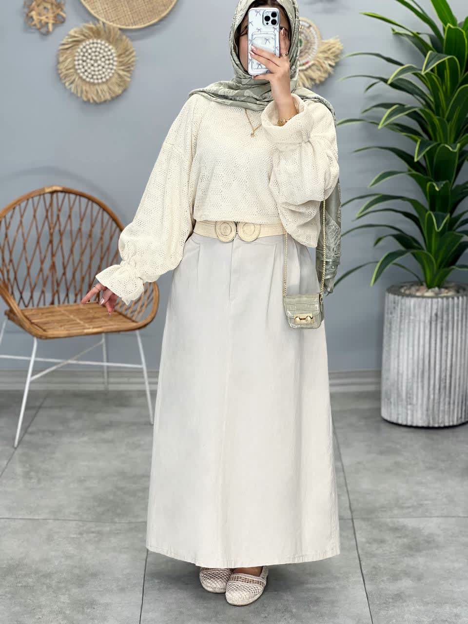 1267- شومیز و دامن مهستی