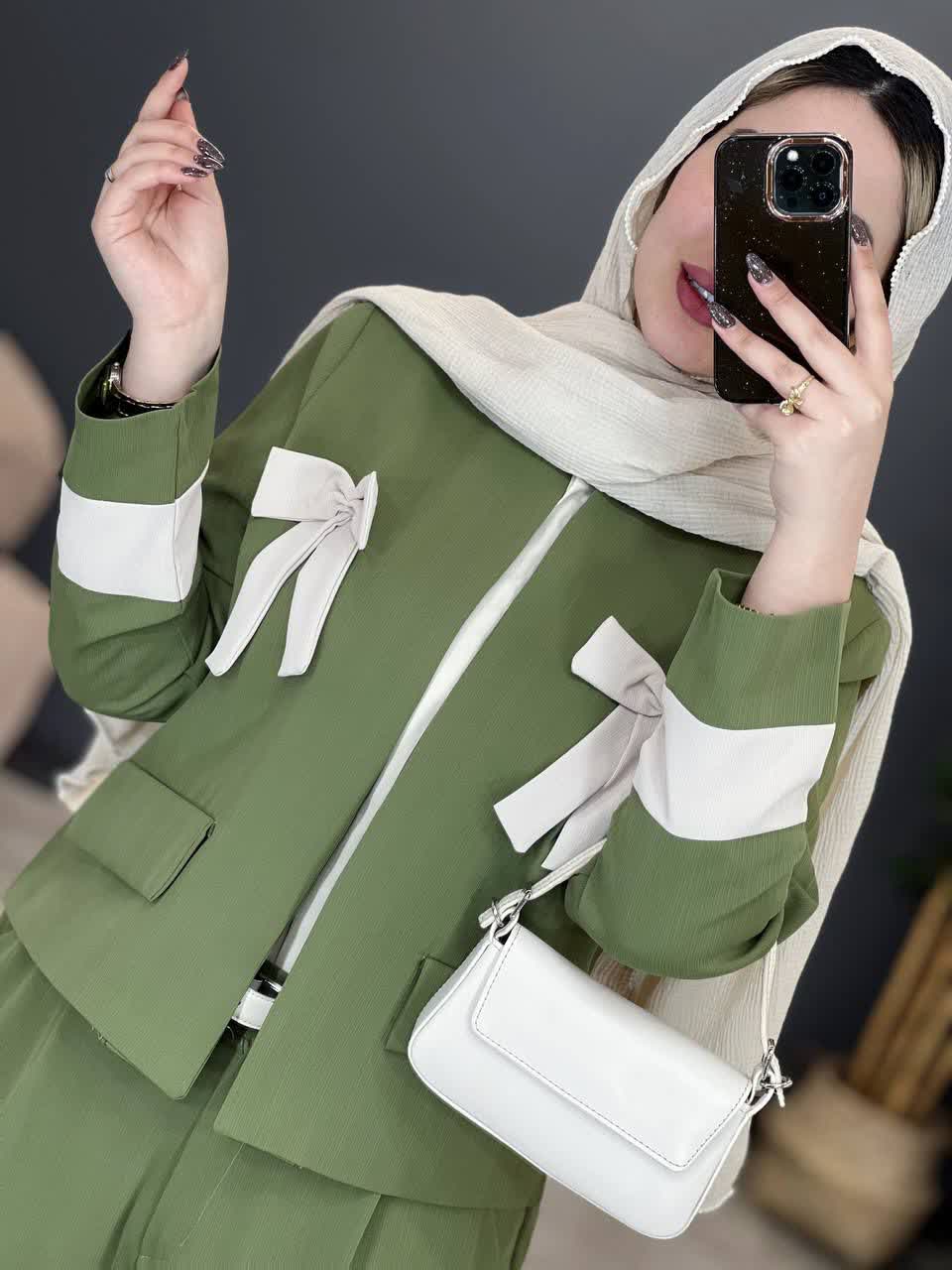 1154-کت و شلوار پاپیون