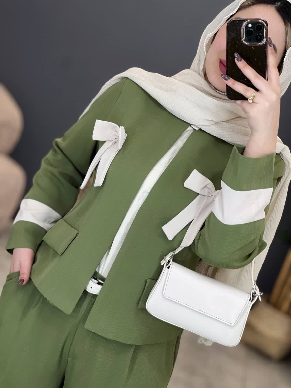 1154-کت و شلوار پاپیون