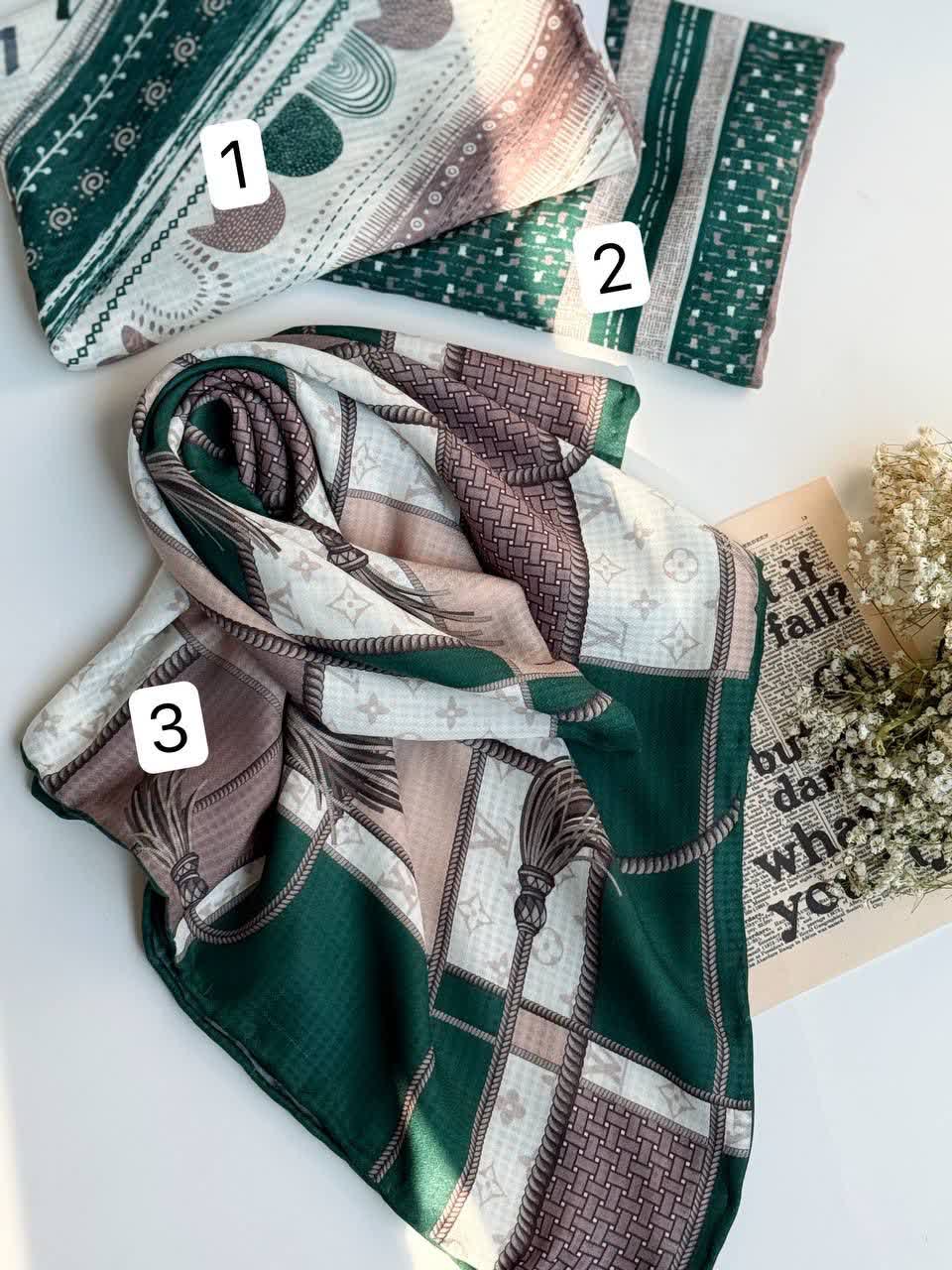 1279- روسری رومنس کد 2