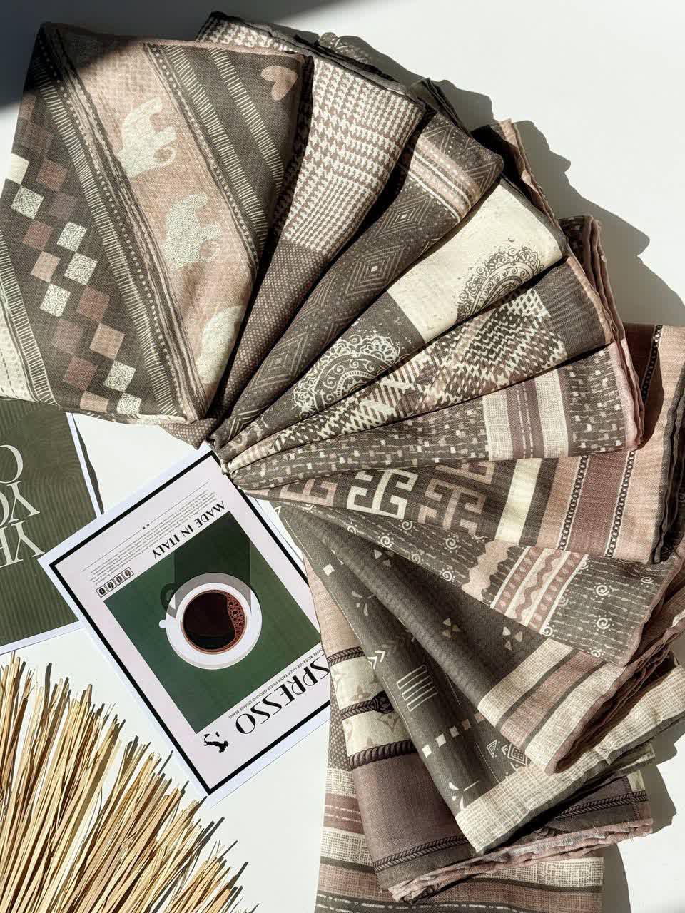 1281- روسری رومنس کد 3