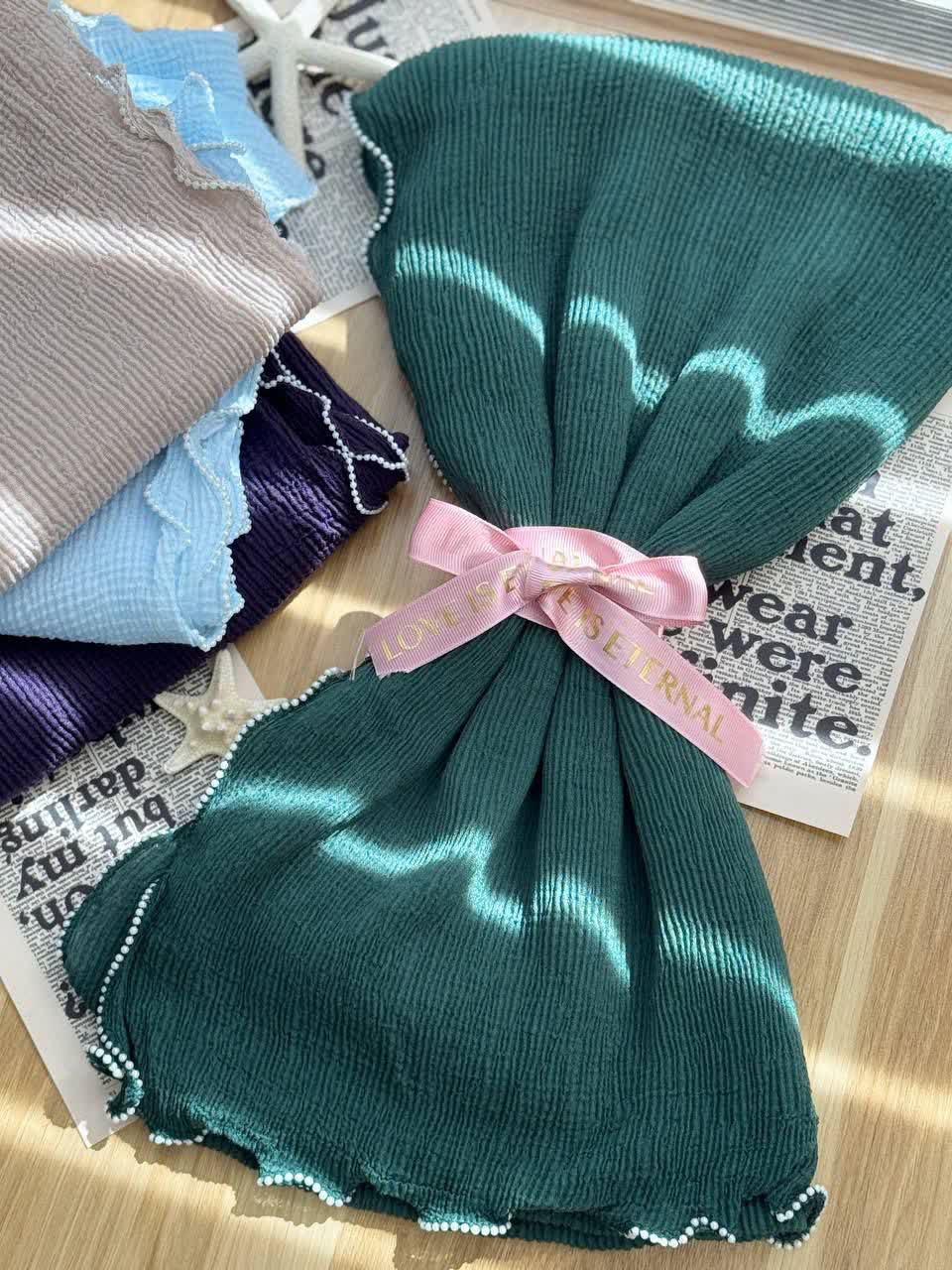 1292- شال لبه مروارید