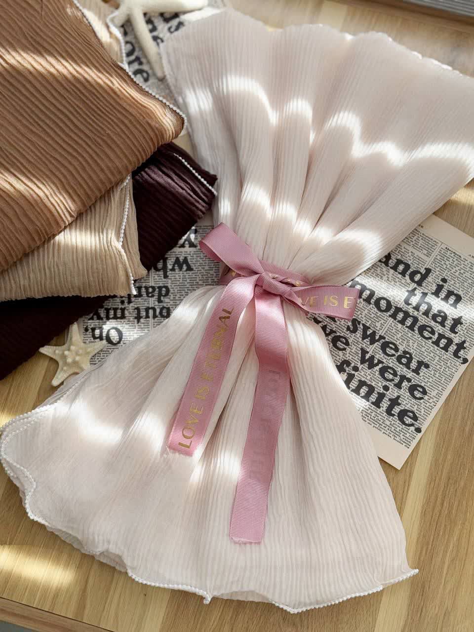 1292- شال لبه مروارید