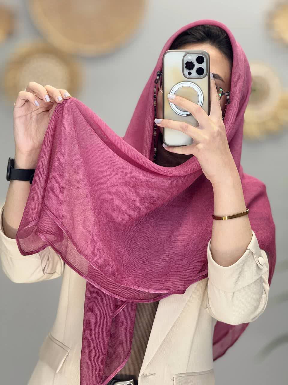 1294- روسری قواره 40 مانیا