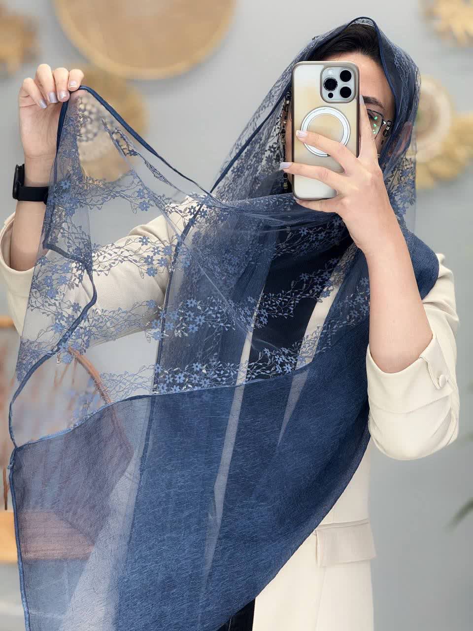 1295- شال دو تکه