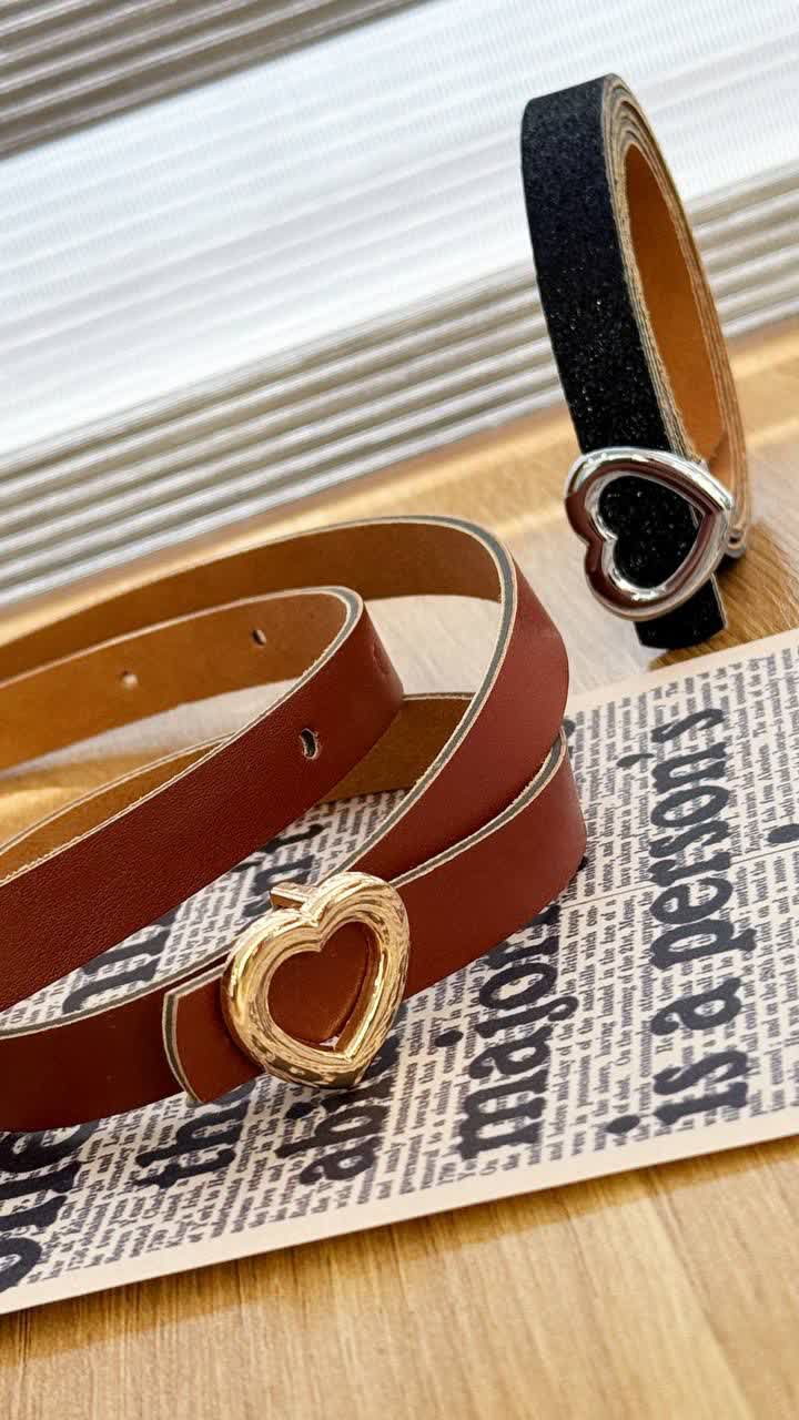 1298- کمربند 1/5 سانت چرم