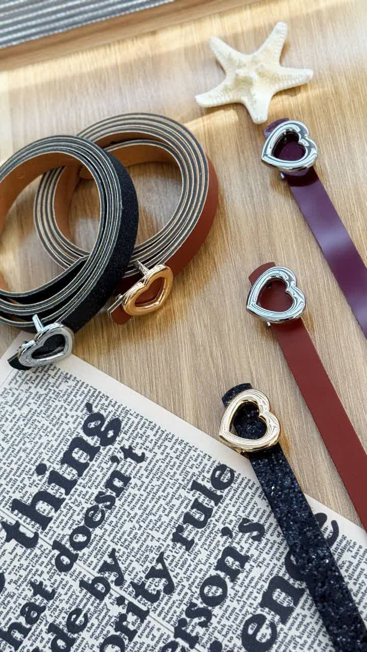 1298- کمربند 1/5 سانت چرم