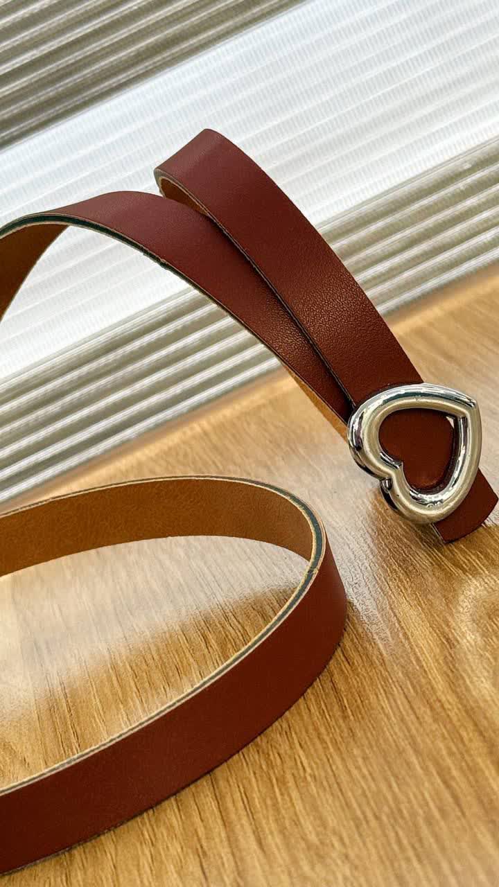 1298- کمربند 1/5 سانت چرم