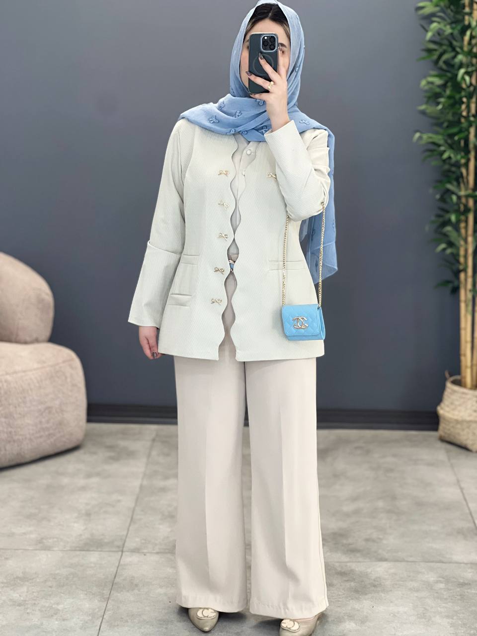 1290- کت مزونی پاپیون