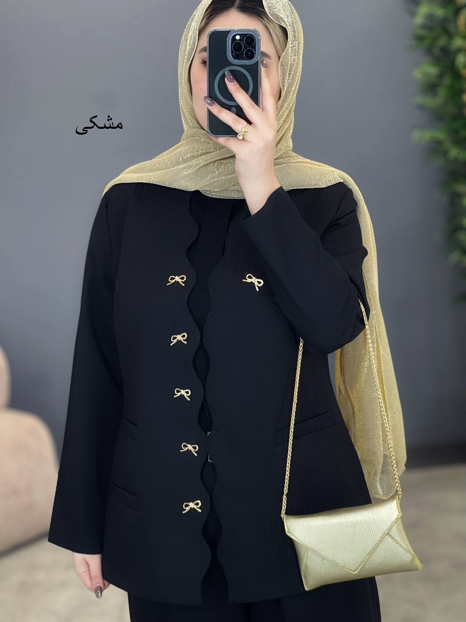 1290- کت مزونی پاپیون