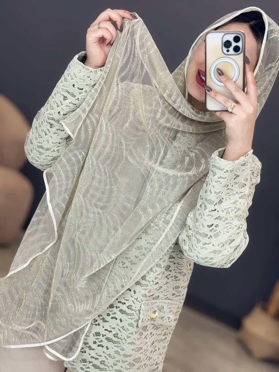 1307- شال توری شاین ژابیز