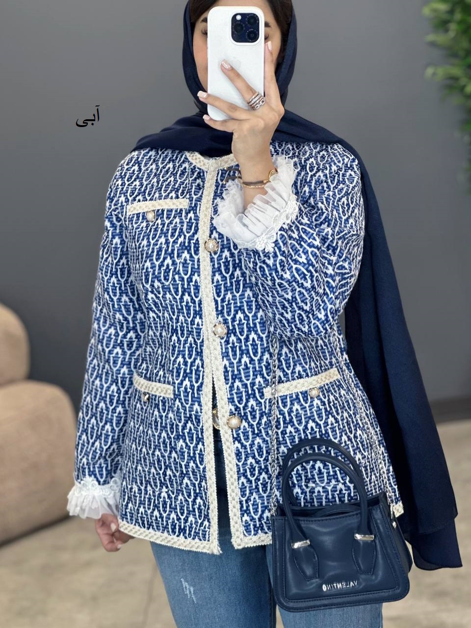 1319- کت مزونی کامیلا