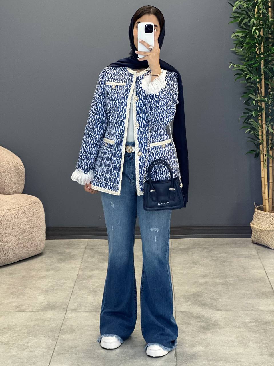 1319- کت مزونی کامیلا