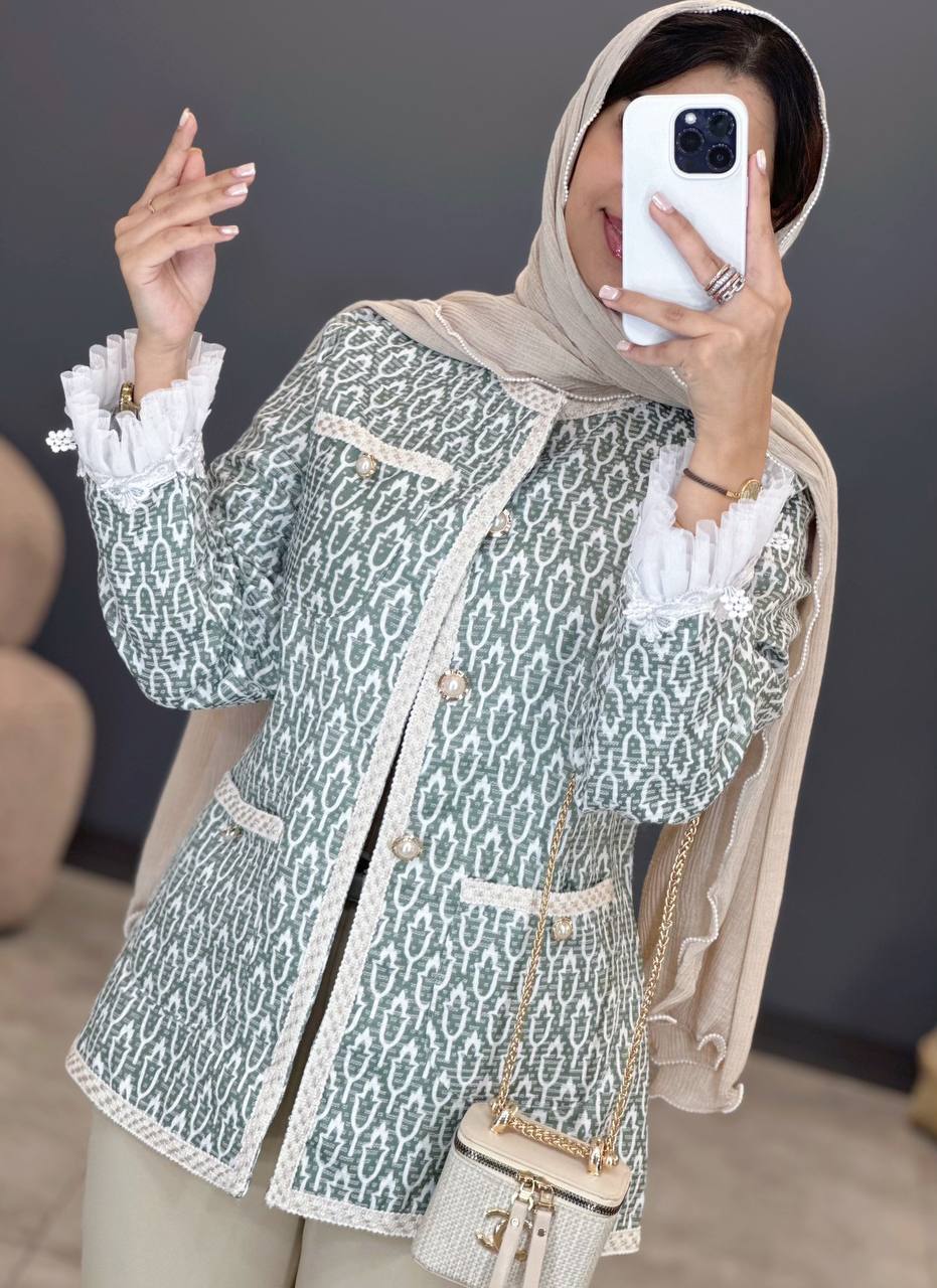 1319- کت مزونی کامیلا