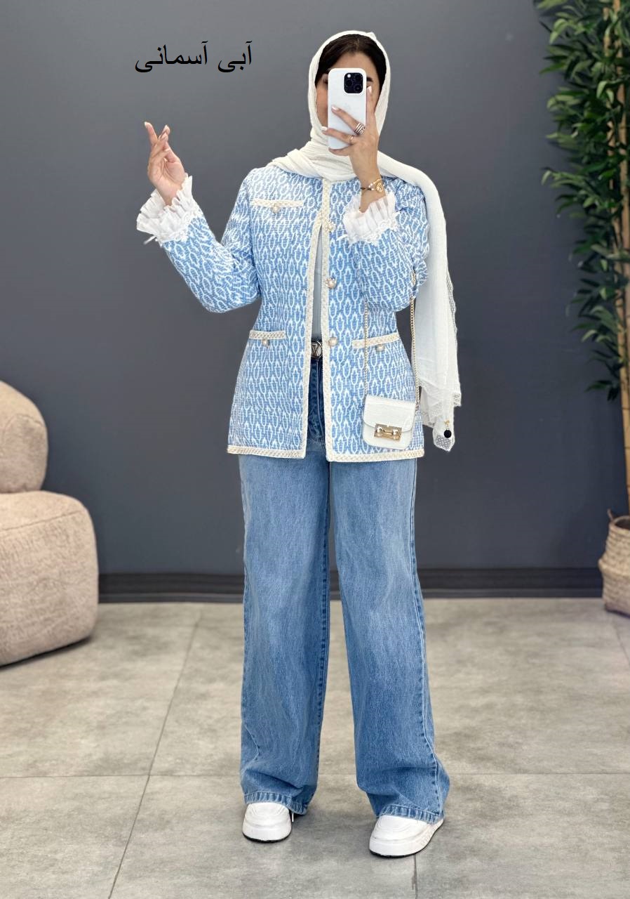 1319- کت مزونی کامیلا