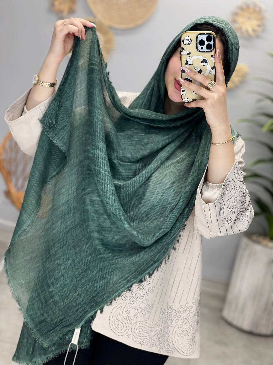 1320- شال کنفی کبریتی