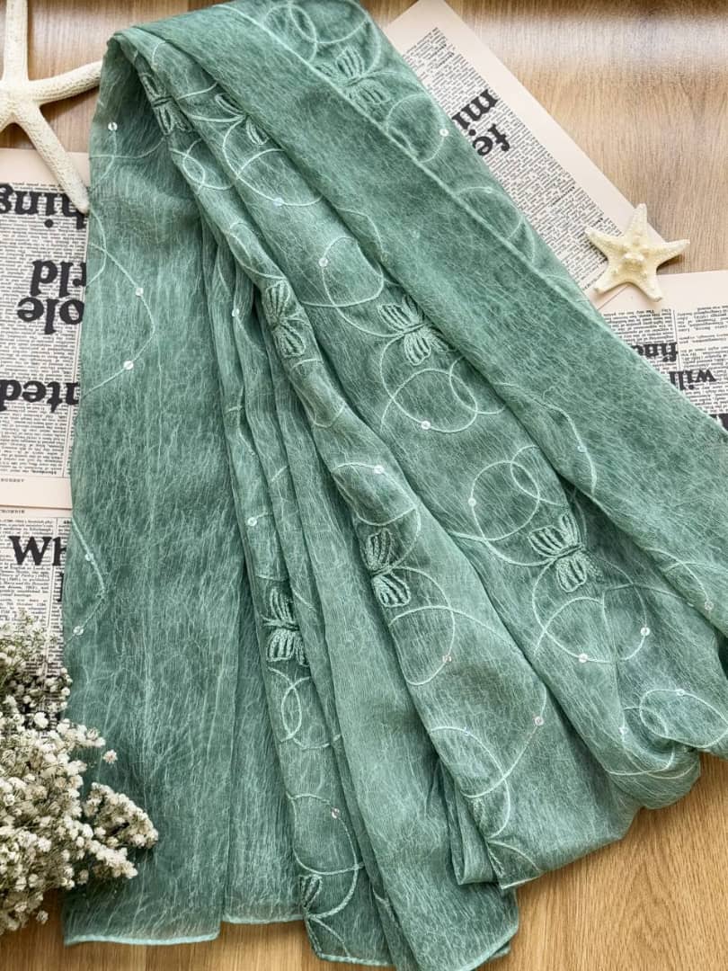 1321- شال سنگشور خامه دوزی