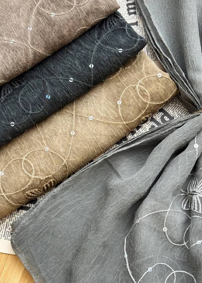 1321- شال سنگشور خامه دوزی