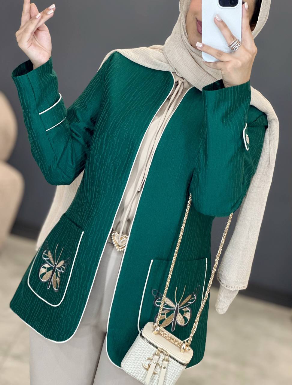 1316- کت مزونی پروانه