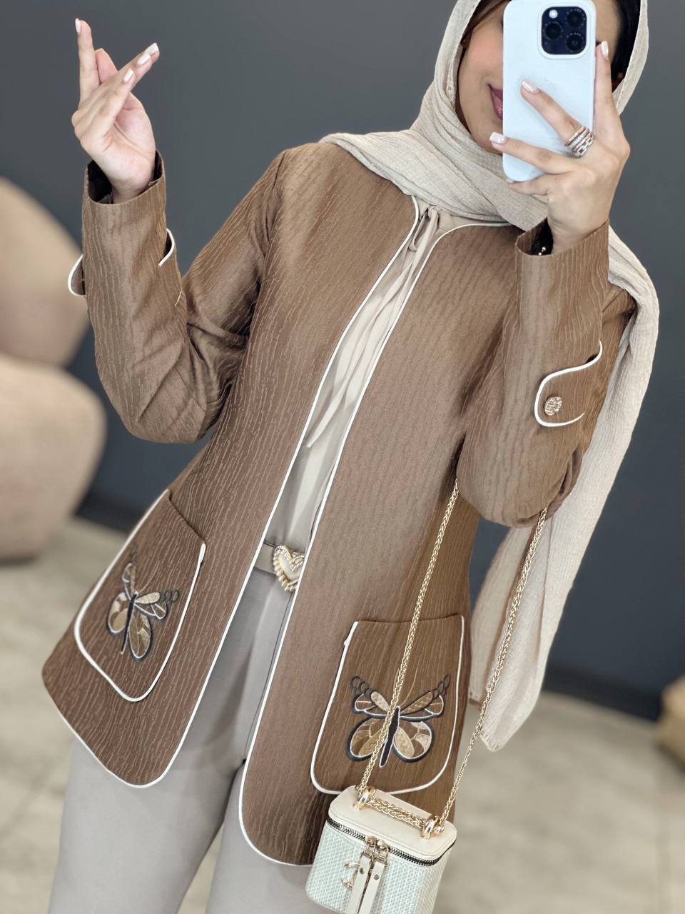 1316- کت مزونی پروانه