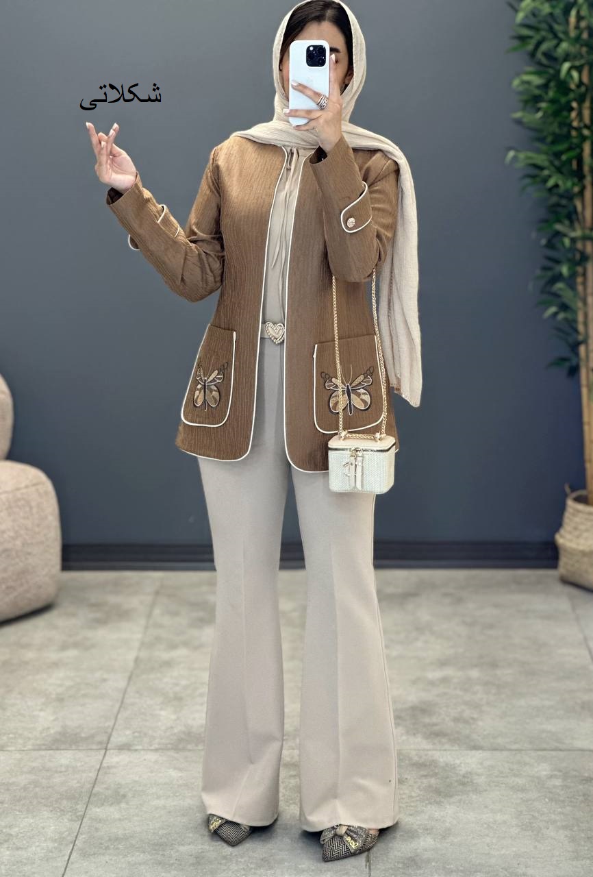 1316- کت مزونی پروانه