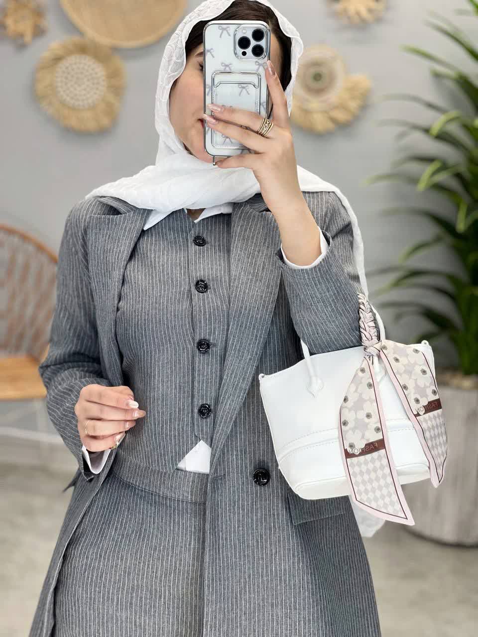 1326- ست سه تیکه بلند دیپلمات