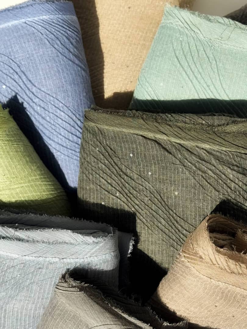 1330- شال پولکی دور ابریشم