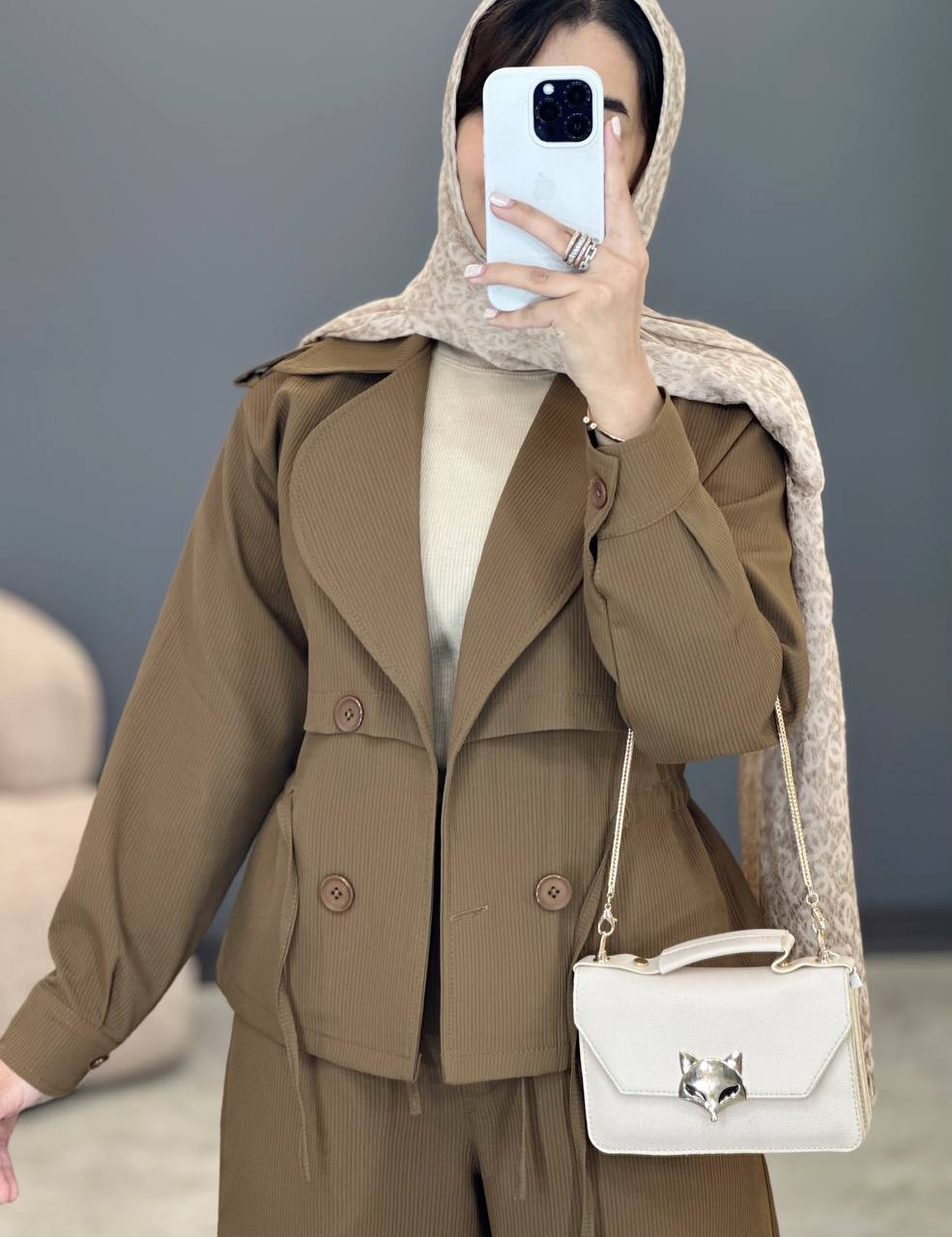 1338- کت و شلوار نارین