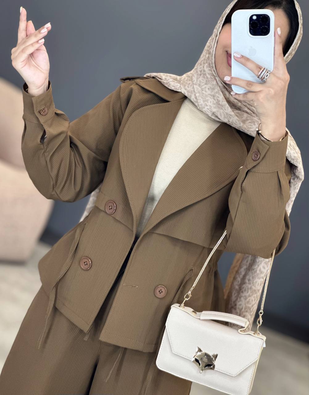 1338- کت و شلوار نارین