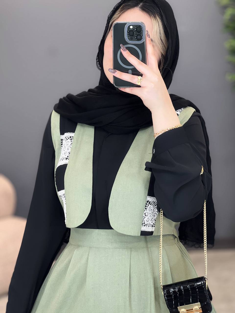 1342- ست جلیقه و دامن ژیوان