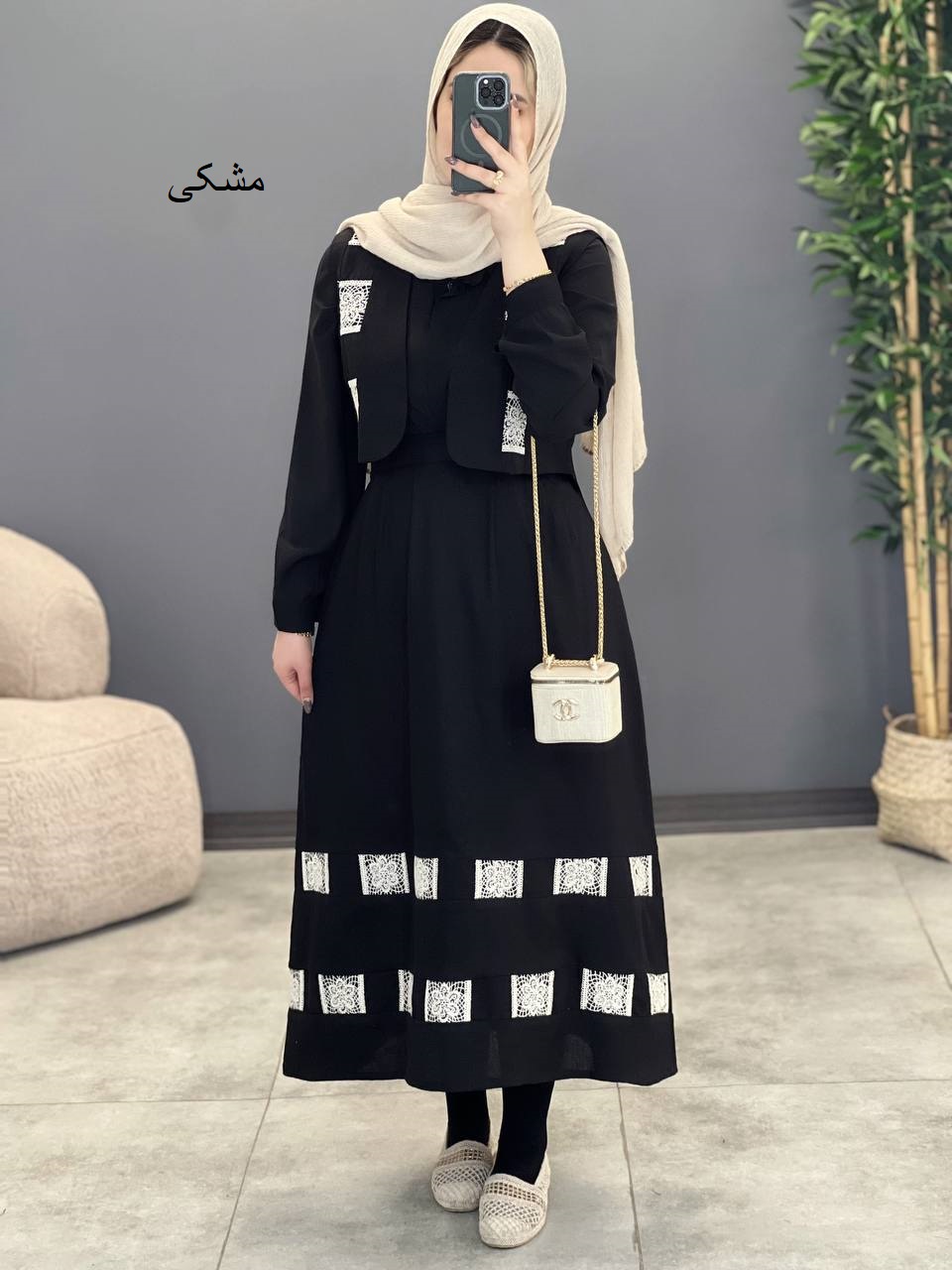 1342- ست جلیقه و دامن ژیوان