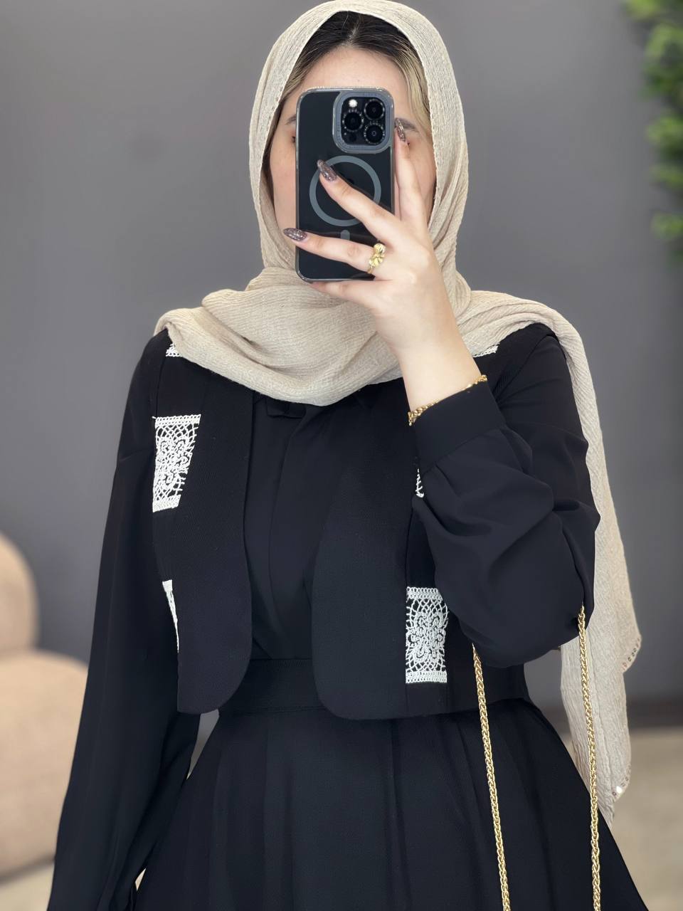 1342- ست جلیقه و دامن ژیوان