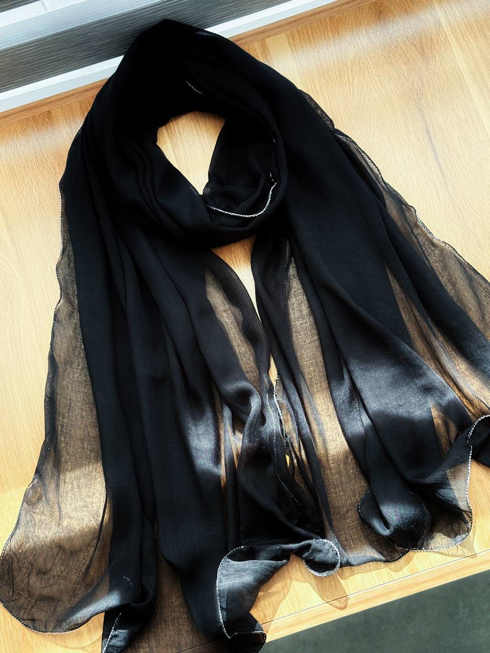 1347- شال پلیسه سوپر نخ