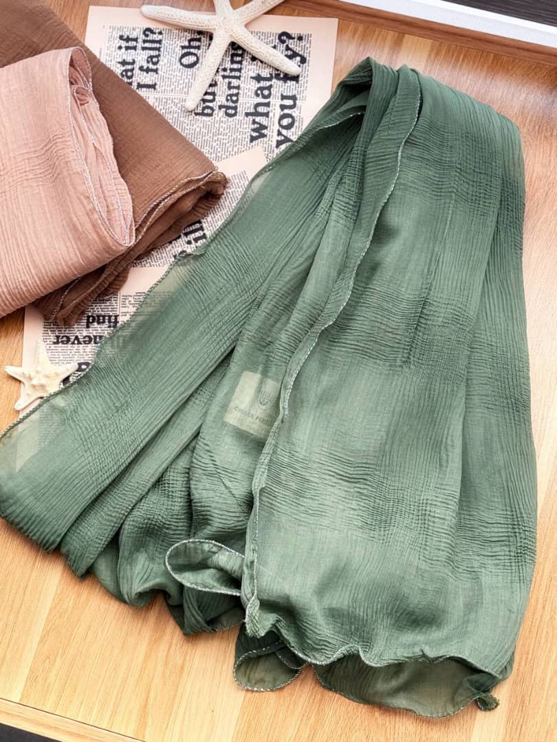 1347- شال پلیسه سوپر نخ