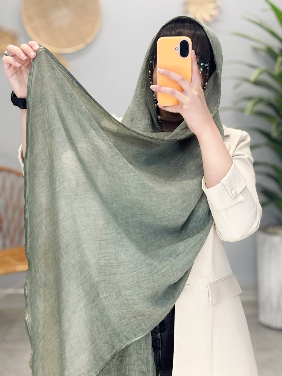 1348- شال شاین نخی