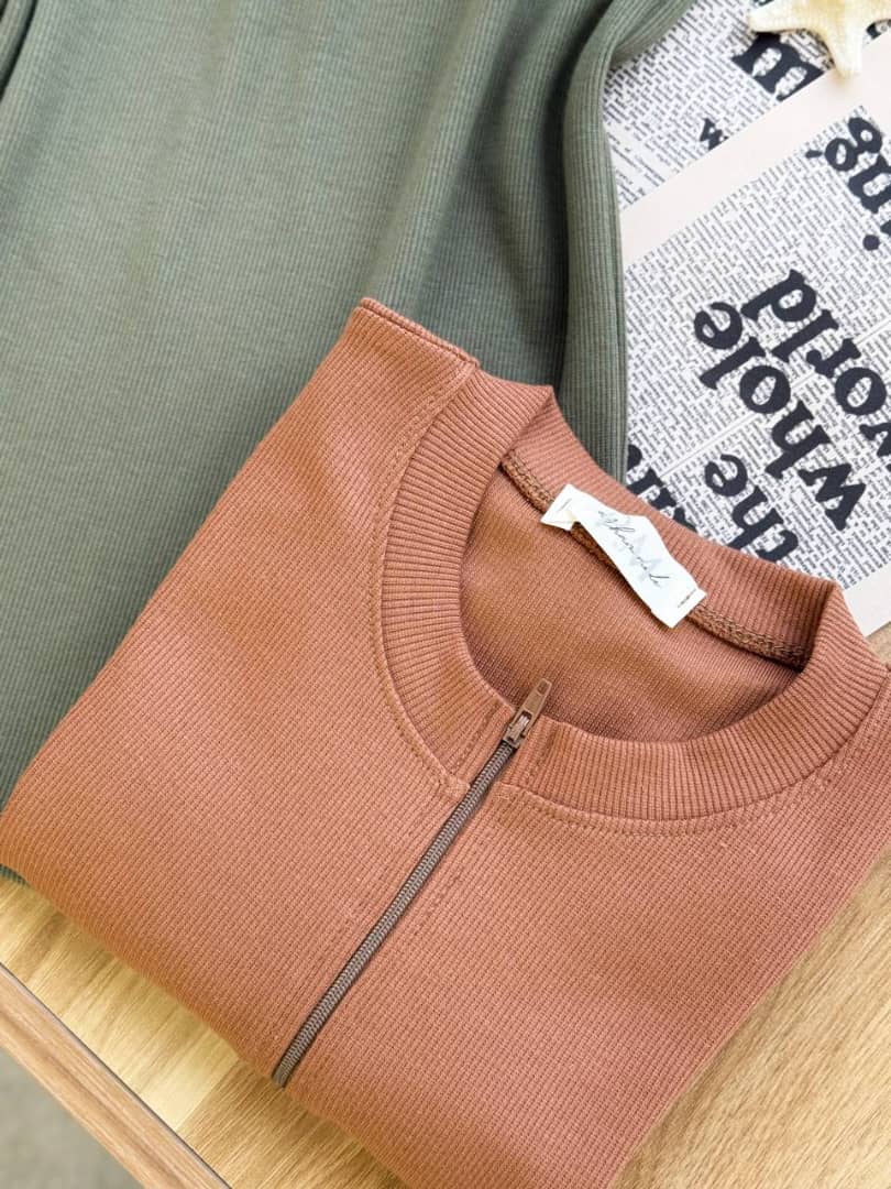 1355_ تاپ نیم زیپ