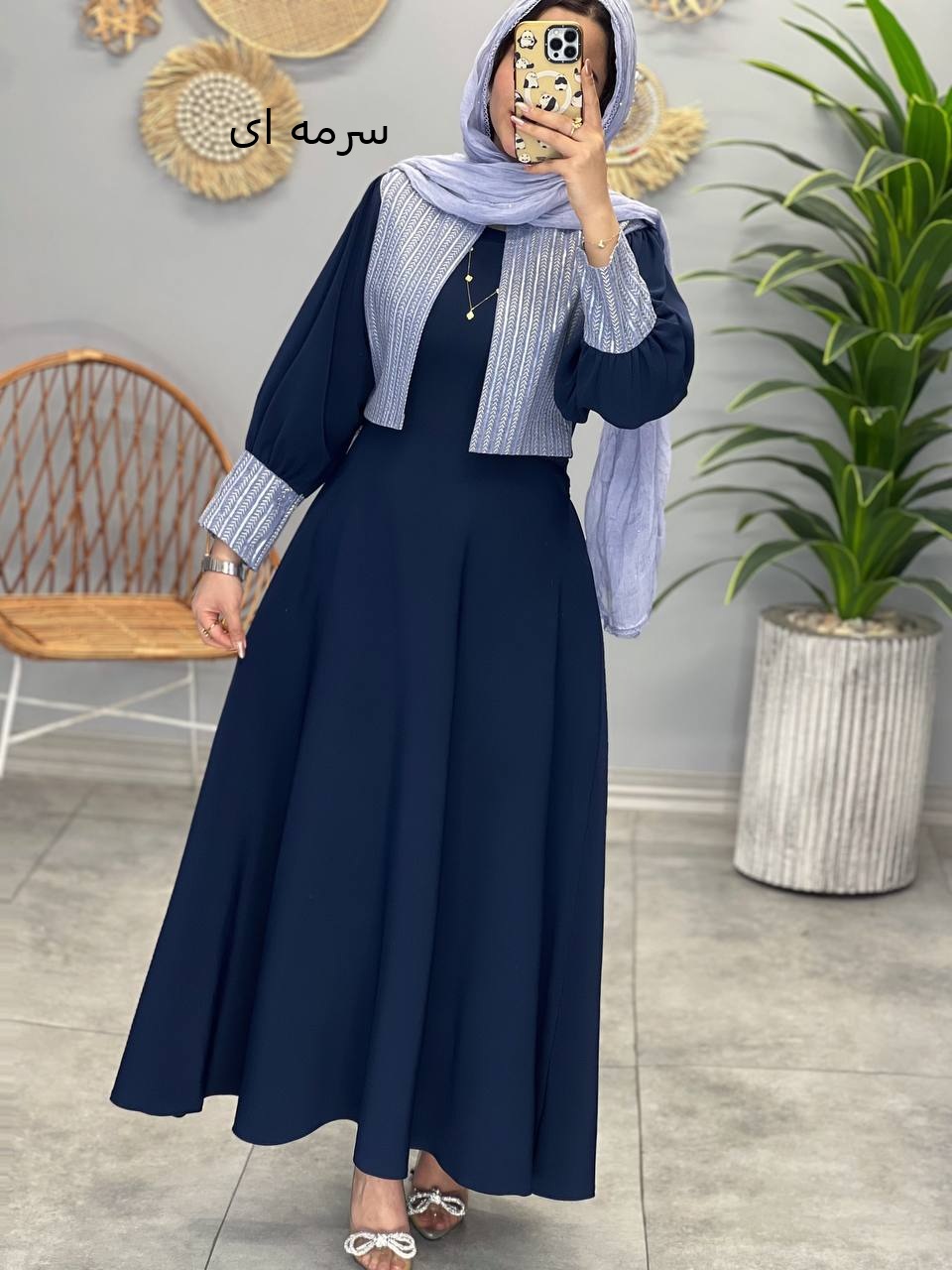 1354- پیراهن بلند شیدا