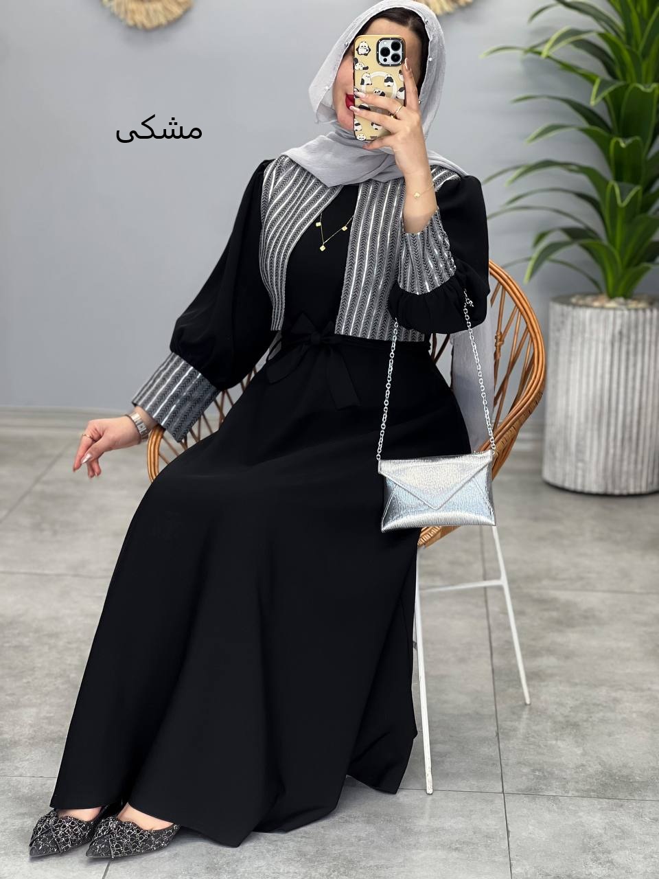 1354- پیراهن بلند شیدا