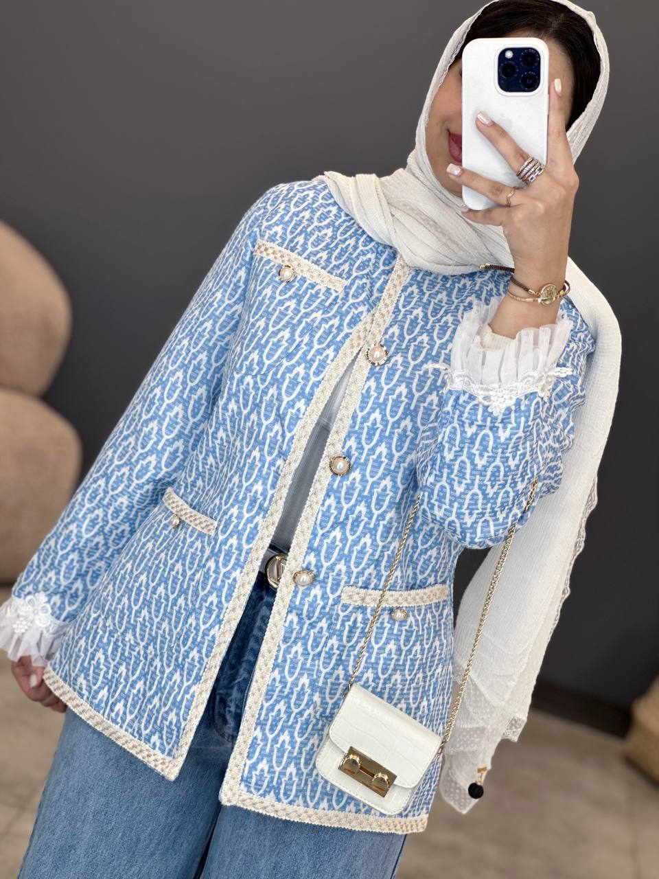 1319- کت مزونی کامیلا