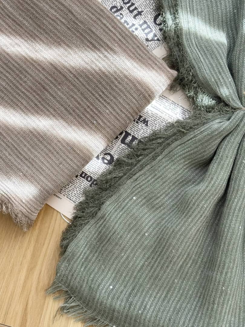 1361-شال کنفی پولکی