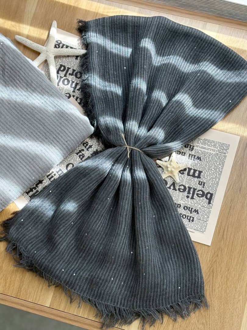 1361-شال کنفی پولکی