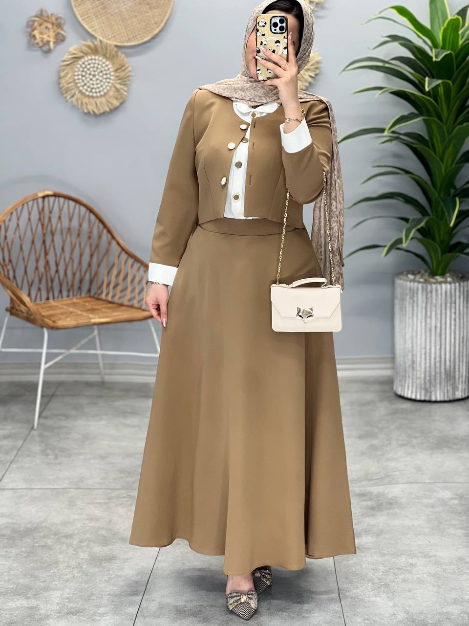 1305-ست سه تیکه مزونی رخشان